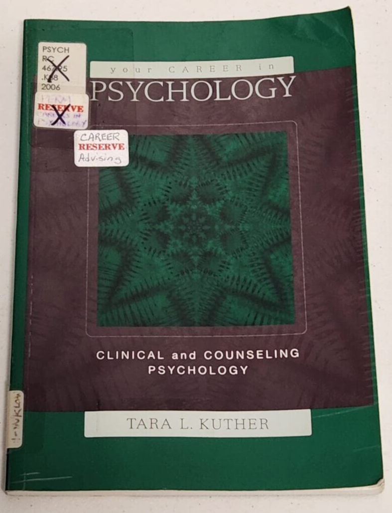Your Career in Psychology : Clinical and Counseling