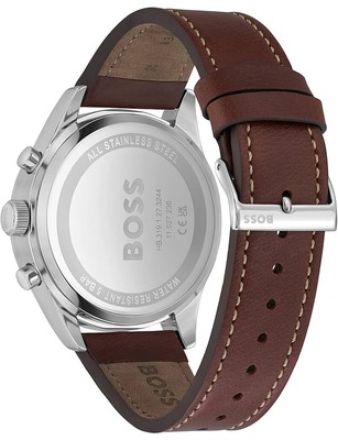 Pre-owned Hugo Boss Brown Mens Chronograph Watch View 1513988