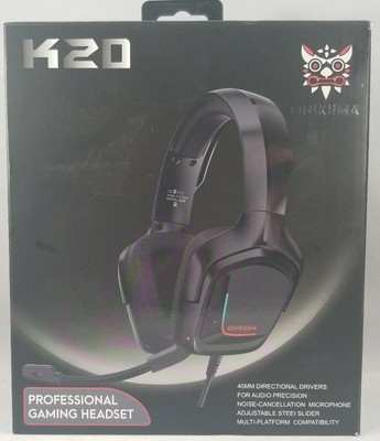 Onikuma K20 Gaming Headset Xbox One, PC, PS4, Switch, Mobile - 3.5mm and USB