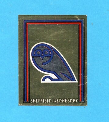 INGHILTERRA-FOOTBALL 81-PANINI-Figurina n.413-SHEFFIELD WEDN.-SCUDETTO/BADGE-Rec