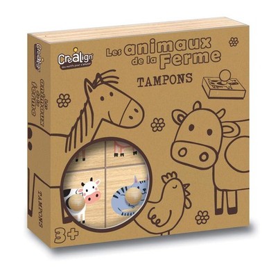 Crea Lign-GLI Animali della FATTURIA Custodia, Colore Marrone, Tagli d3IS