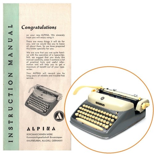 1962 Alpina SK 24 on the Typewriter Database