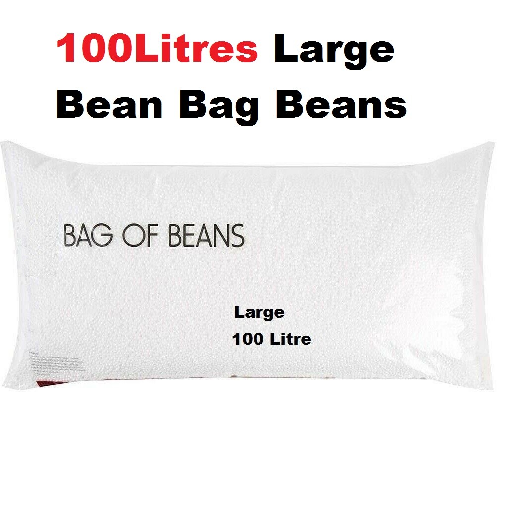Large 100litre Bean Bag Refill 100l Beans Polystyrene Beads Filler