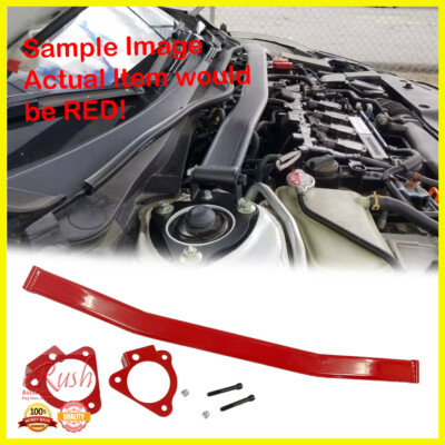 High Performance RED Front Engine Strut Bar for 2016-2020 Honda Civic 1.5T / SI