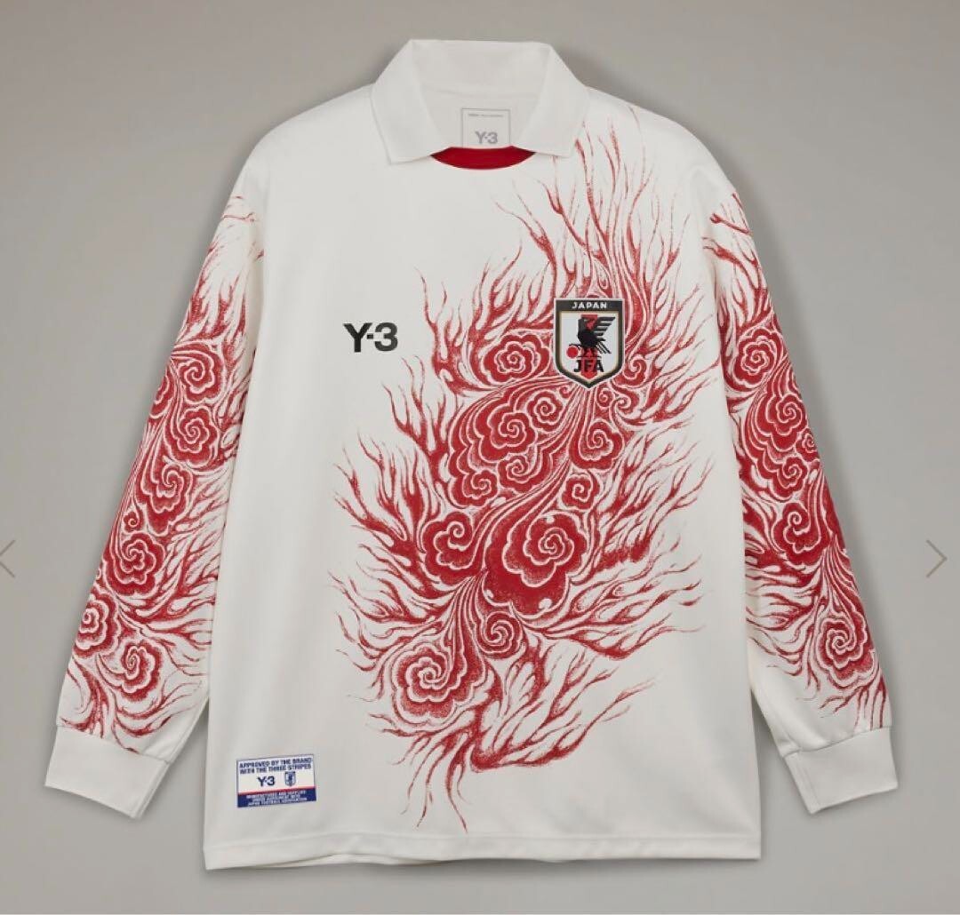 Y-3 サッカー JFA 日本代表 CW 長袖 Tシャツ M サッカー日本代表 CW 長袖Tシャツ Y-3│Y-3 ワイスリー