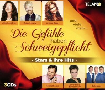 GEFÜHLE HABEN SCHWEIGEPFLICHT, STARS & IHRE HITS - ANDREA BERG 3 CD NEW 