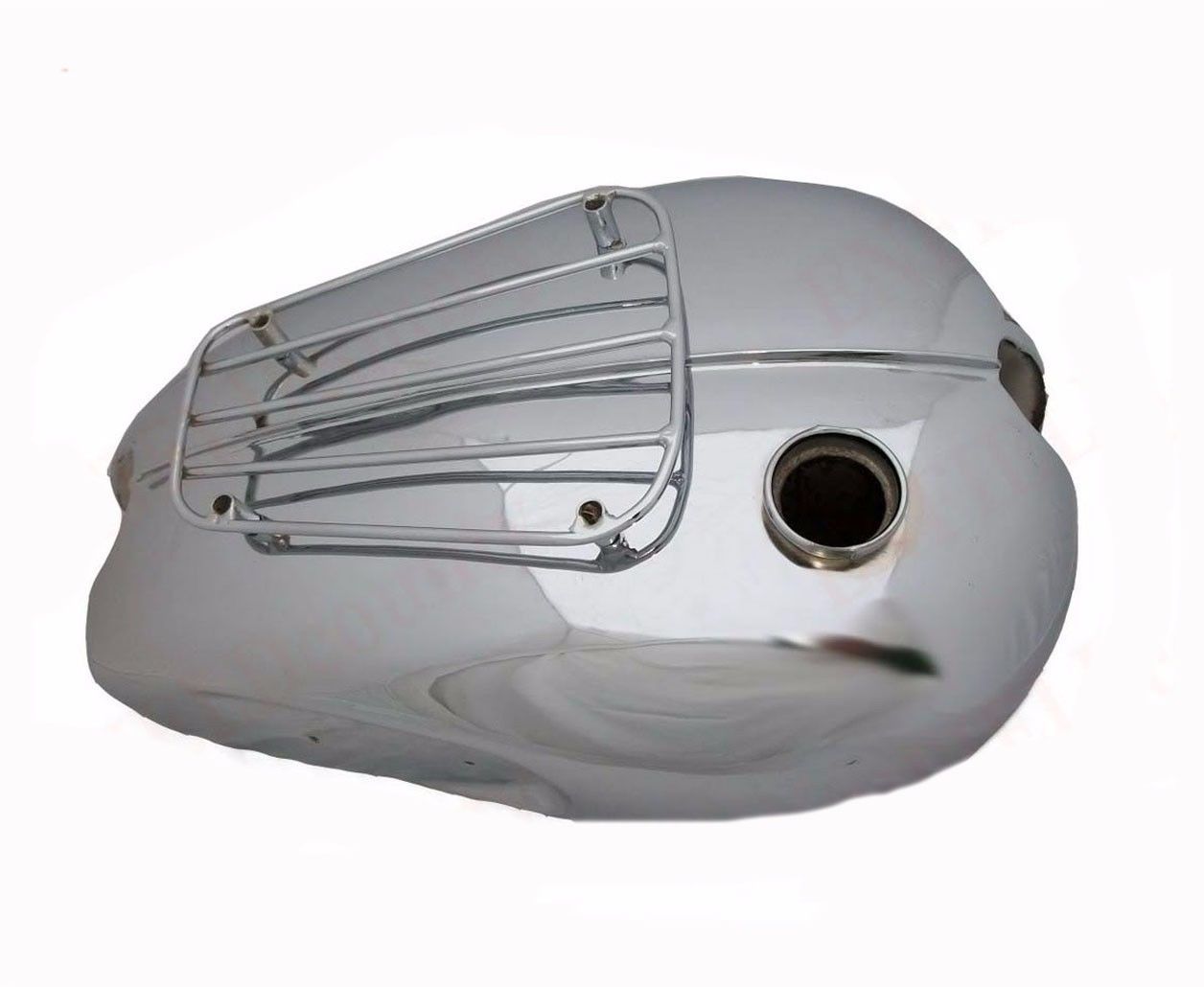 Fits Triumph 6T Thunderbird Petrol Fuel Tank With Grill Aluminium British  