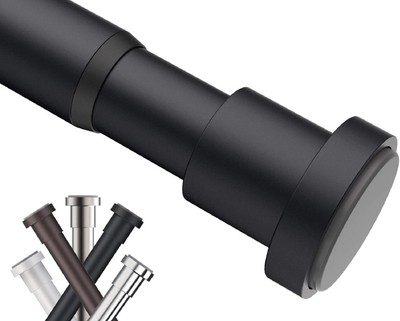 BRIOFOX Tension Curtain Rod 62-105 Inches Rust-Resistance Shower Rod
