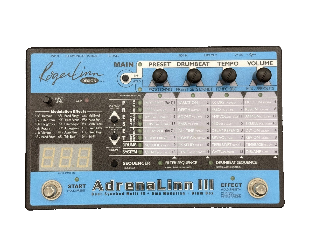 AdrenaLinn III ジャンク品 AdrenaLinn III ジャンク品 AdrenaLinn Guitar Effects Pedal and