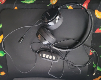 MPOW USB Wired Computer Headset - Noise Reduction, USB PA071A pre-owned