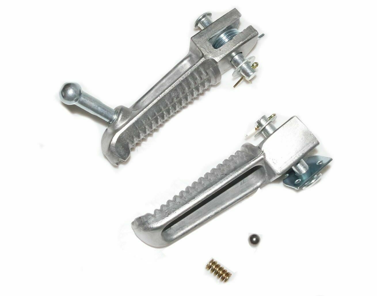 Front RH & LH Footrest Foot Pegs Assembly Set For Yamaha FZ Motorcycles  