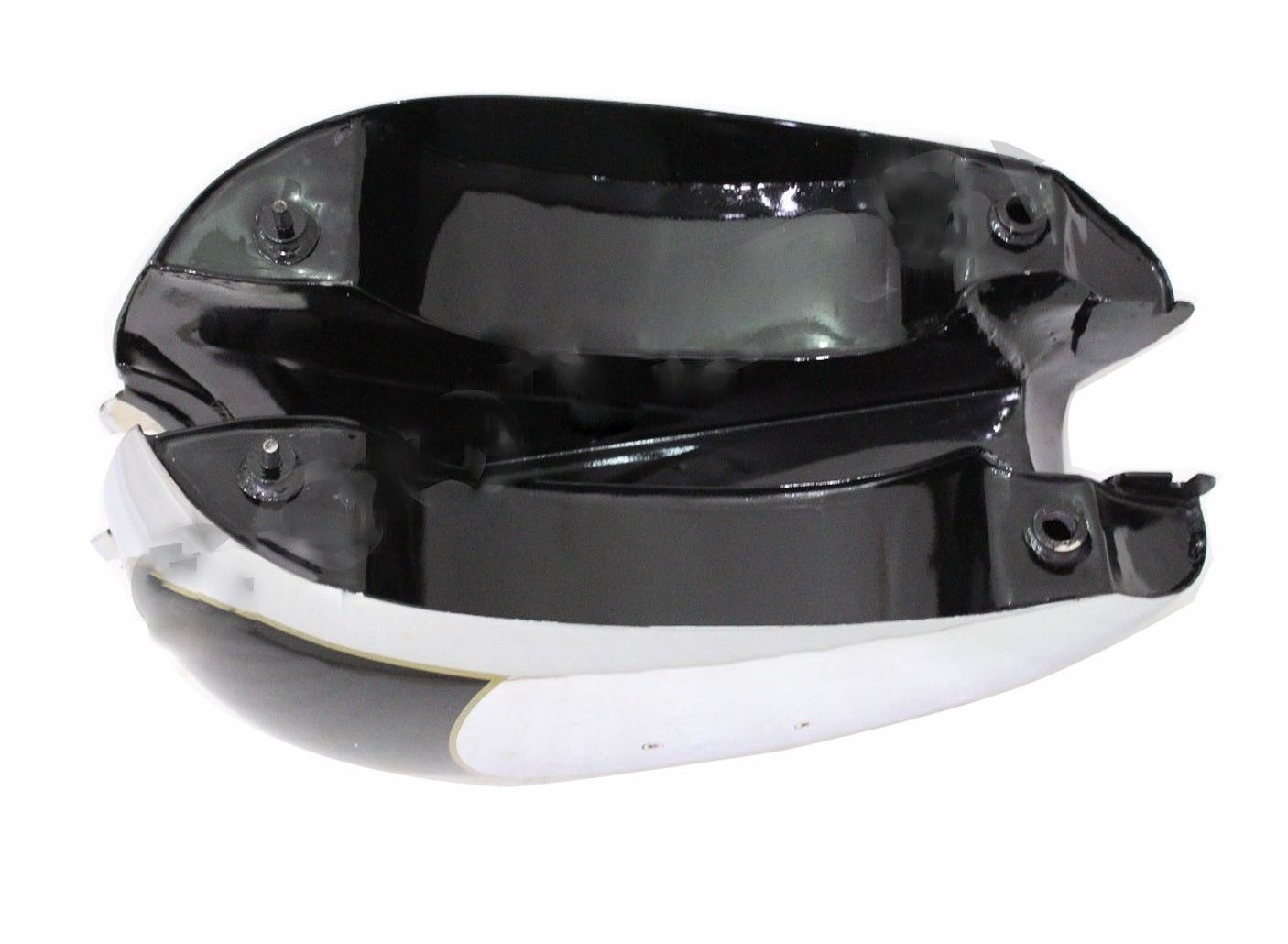 BSA Petrol Fuel Tank Black Painted Chrome Golden Flash A10 Plunger Model 