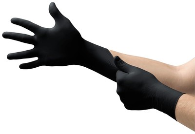 Microflex Onyx N64 Disposable Nitrile Exam Gloves for Automotive, Metal Fabricat