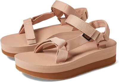 Women's Shoes Teva FLATFORM UNIVERSAL Strappy Sandals 1008844 MAPLE SUGAR / LION