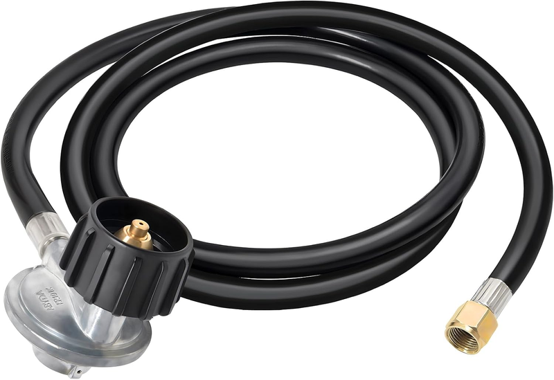 Propane Regulator Hose 3/8" Flare Nut for Weber Grill Fire Pit Table LP Gas