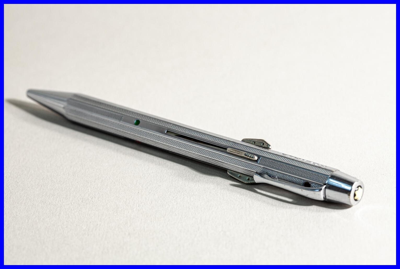 1954 Celluloid Star MONTBLANC Steel- 4 COLOR pusher