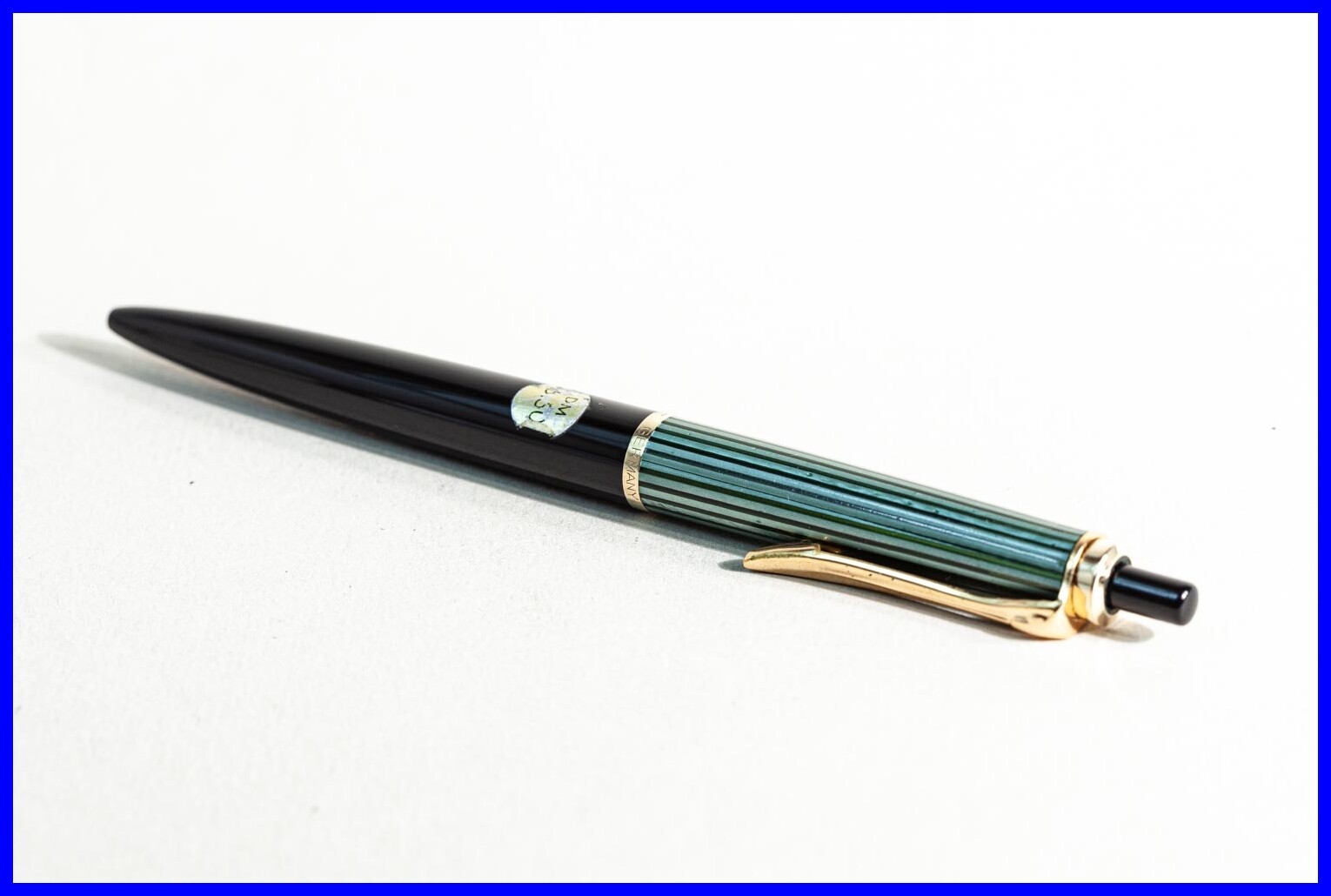 1950s Pelikan 455 green black striped BALLPOINT PEN for 400 1950s Pelikan 455 green black striped BALLPOINT PEN for 400