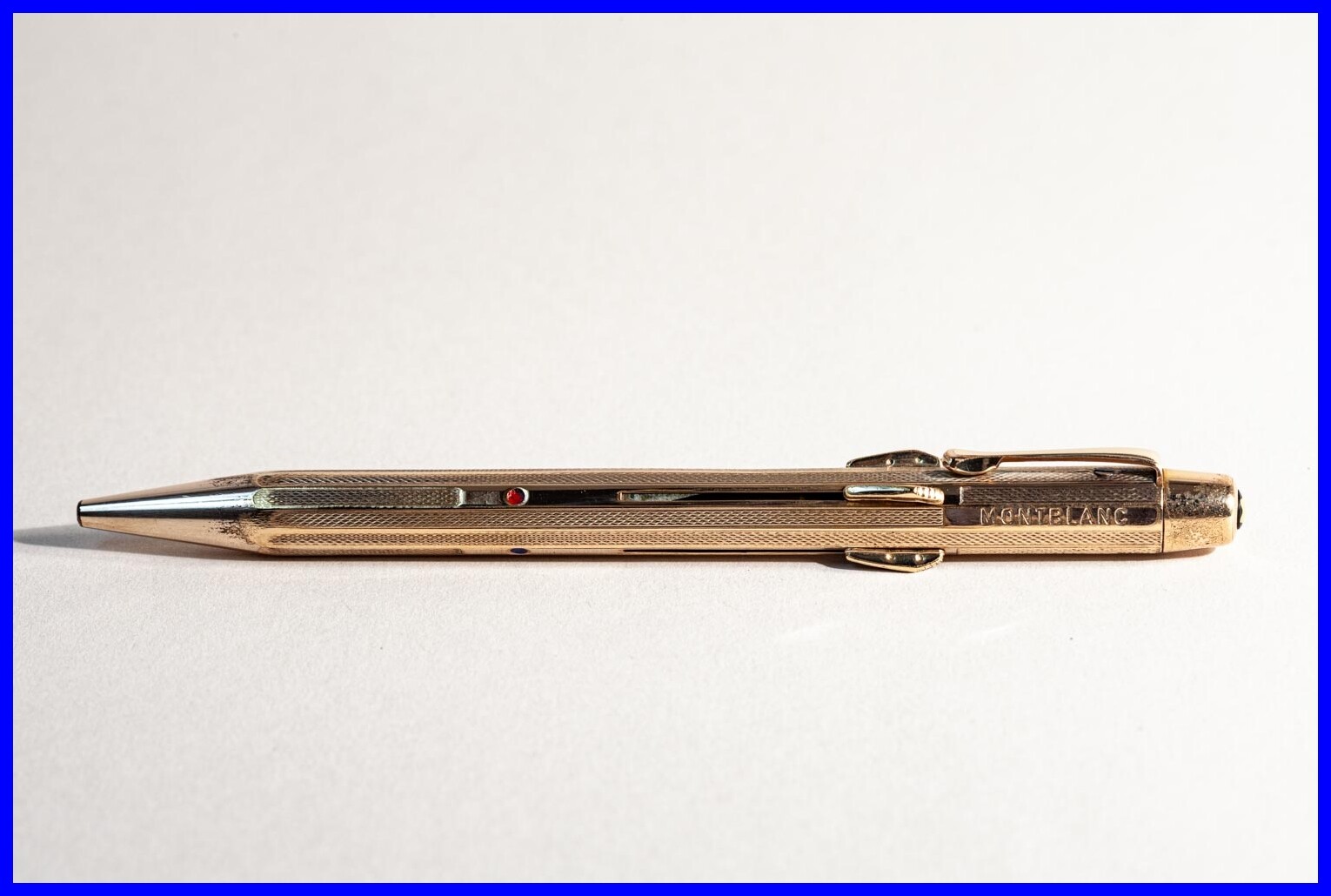 vintage MONTBLANC celluloid Star Rolled Gold 4 COLOR Ball