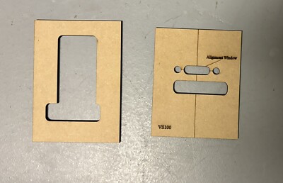 Tremolo Modern Bridge Routing template set Gotoh/Wilkinson VS100 Bridge.