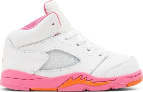 [725172-168] Детские кроссовки Air Jordan Retro 5 (TD) WNBA Pinksicle, оранжевый