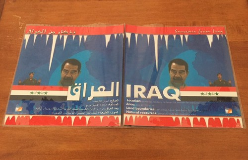 Iraq Iraqi Saddam Hussein Banknote Holder