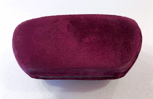 Rare Vintage Delmark Watch Co Velvet Maroon Covered Watch Box - USA