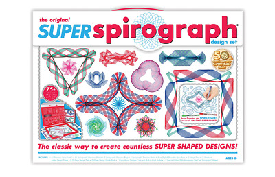 Super Spirograph 75-piece Jumbo Kit, 50th Anniversary Edition
