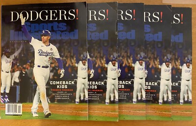 Sports Illustrated (1) 2024 World Series Magazine Freddie Freeman DAMAGED, READ!