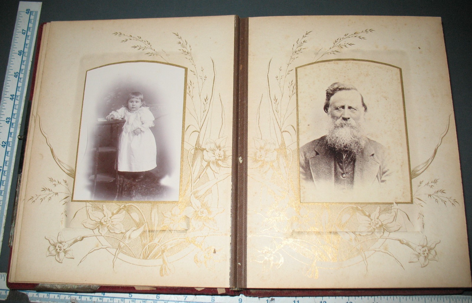 Antique Photo Album Cabinet Cards Photographs