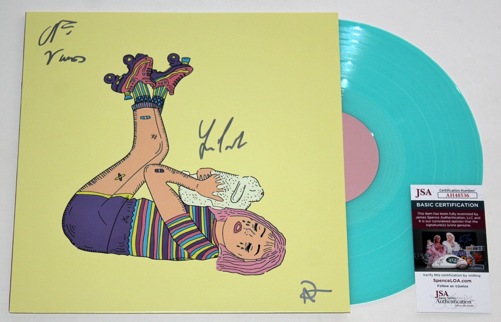 BEACH BUNNY BAND SIGNED HONEYMOON LP VINYL RECORD ALBUM