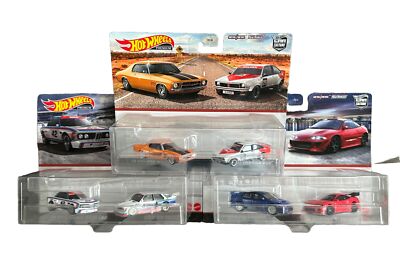 (Lot Of 3) Hot Wheels Premium Mitsubishi EVO ,Eclipse, Toyota Supra & BMW 320