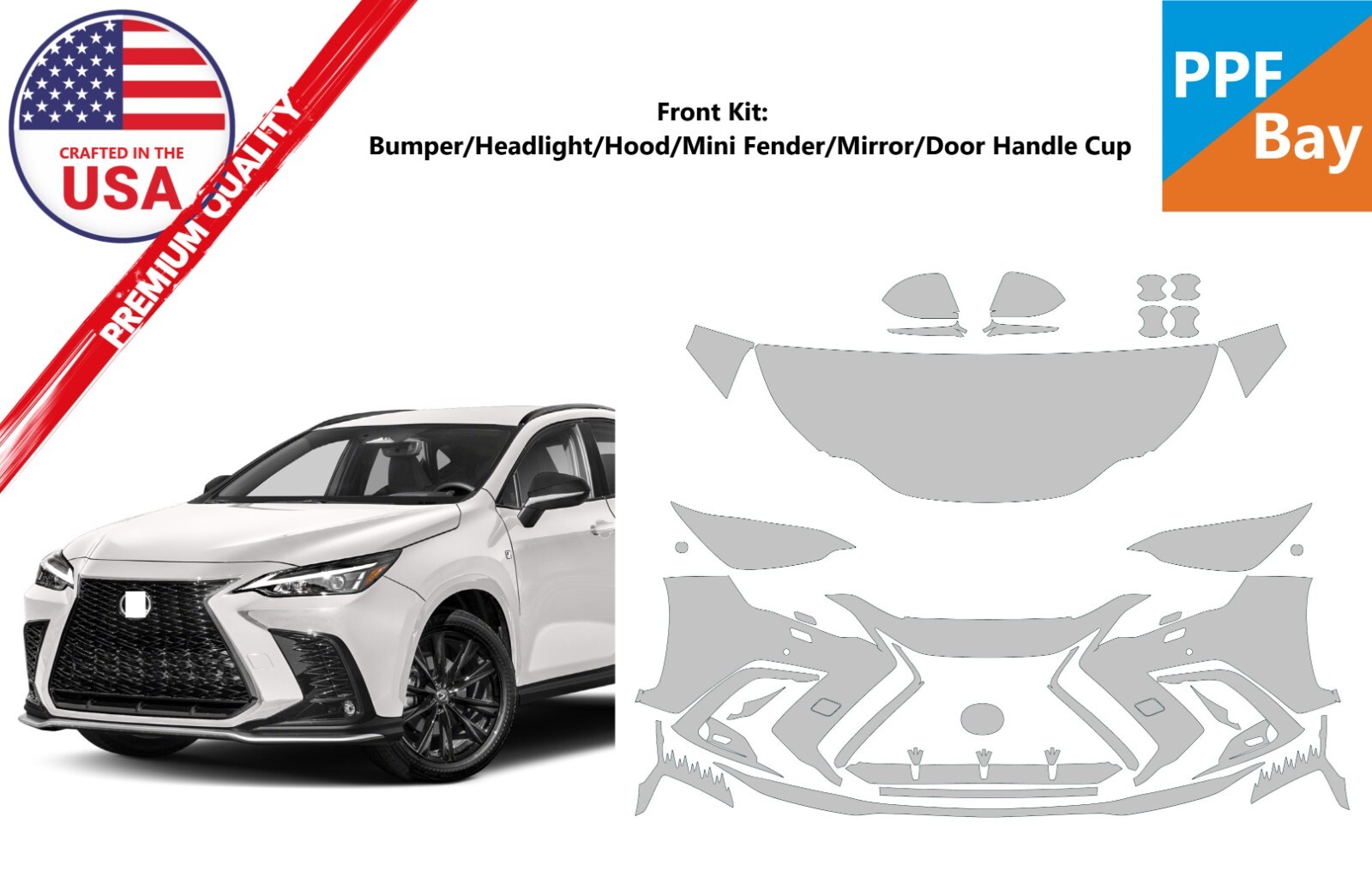 Full Hood & Fender + Mirror Kit | LEXUS IS F SPORT 2020 Full Hood & Fender + Mirror Kit | LEXUS IS F SPORT 2020