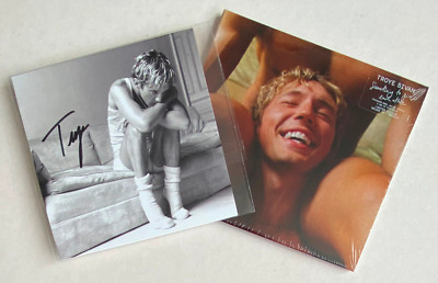 TROYE SIVAN * SOMETHING TO GIVE EACH OTHER * DELUXE CD w SIGNED ART CARD * BN&M!