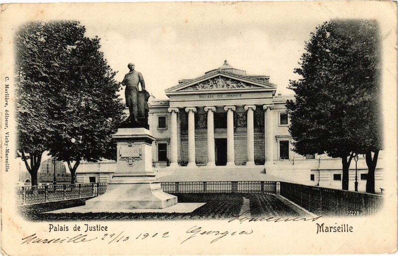 Cpa Marseille-Palais De Justice (185924)