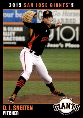 2015 Choice DJ Snelten Rookie San Jose Giants San Francisco Giants