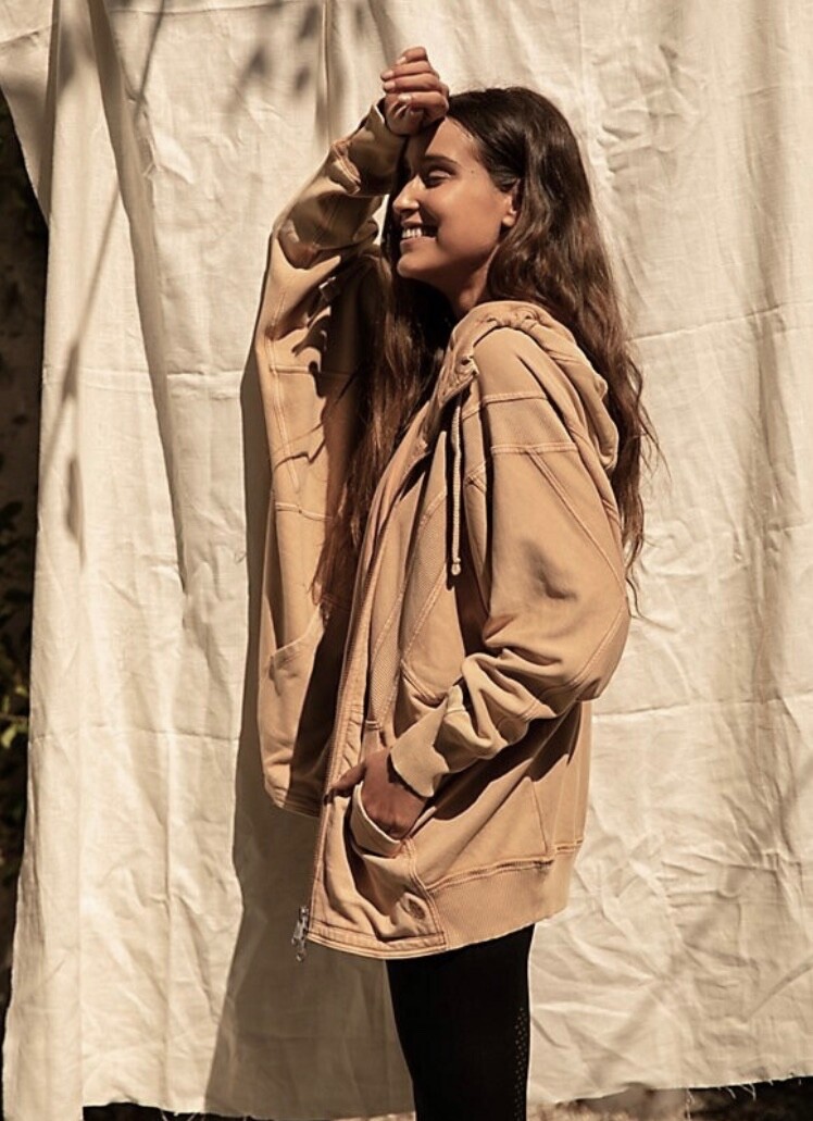 

Free People Movement All Your Love Однотонная толстовка с напуском большого размера Saddle  NWD, Saddle tan