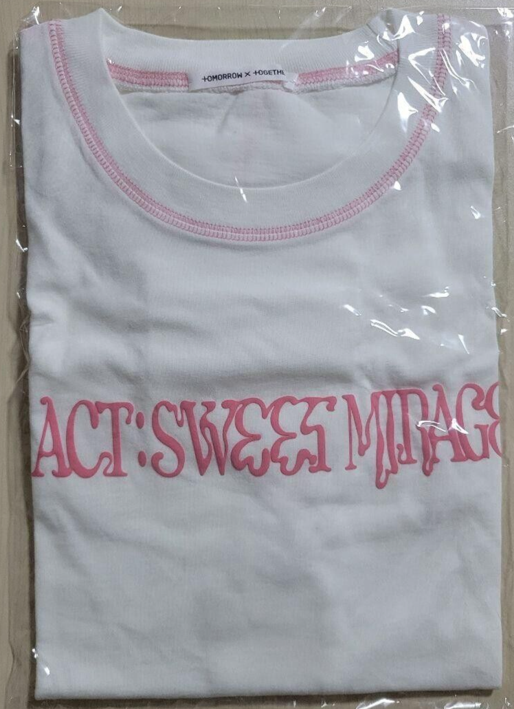 TOMORROW X TOGETHER - TXT ACT:SWEET MIRAGE JAPAN Tシャツ TXT World Tour Act: Sweet Mirage T-Shirt TOMORROW X TOGETHER