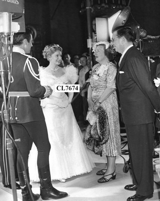 Deborah Kerr and Stewart Granger Meet Queen Juliana of the Netherlands Photo