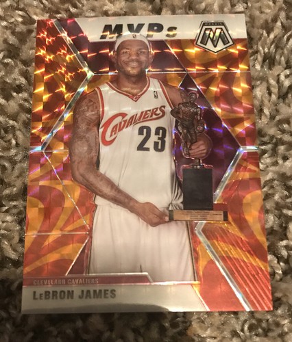 219-20 Lebron James Mosaic MVP's SP Reactive Orange Prizm