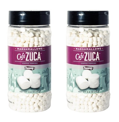 Café Zuca Dehydrated Mini Marshmallows, Coffee Topping, 2.6oz - 2 pack