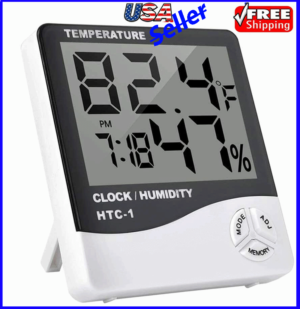 Thermometer Indoor Digital LCD Hygrometer Temperature Humidi
