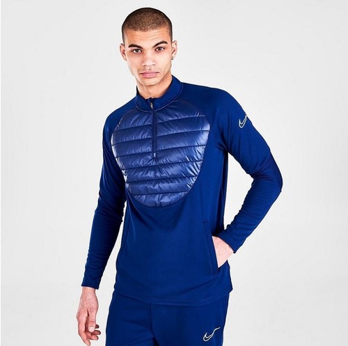 Nike Therma-Fit Winter Warrior Strike Drill Top Blue Void