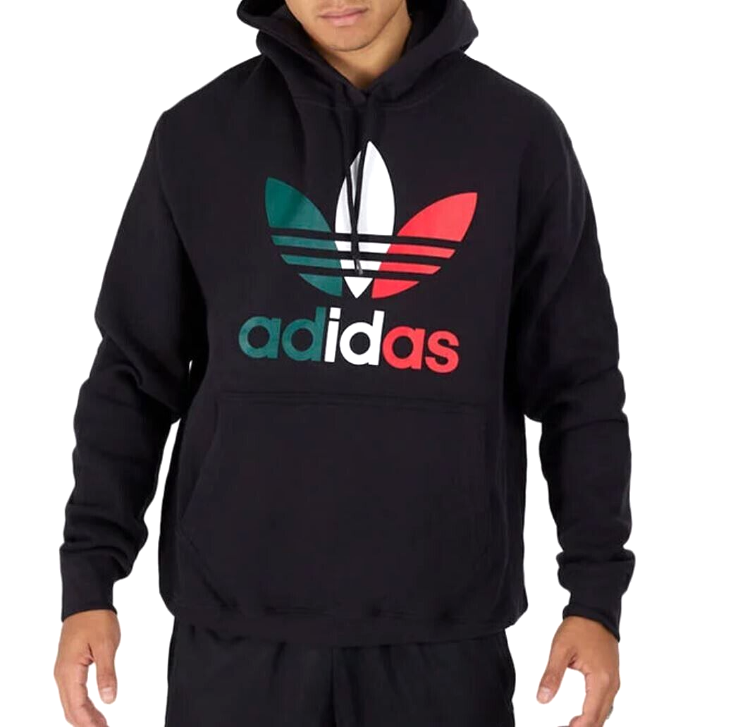 NEW MEN'S ADIDAS ORIGINALS MEXICO TREFOIL HOODIE ~SIZE XL