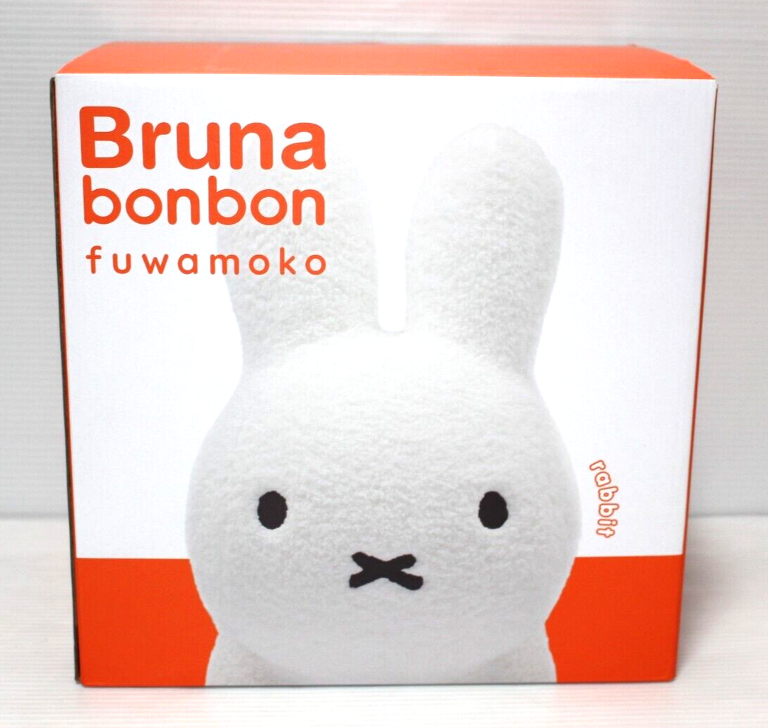 Bruna bonbon ホワイト ides BRUNA BON BON Fluffy White Rabbit Miffy Fuwamoko W28 mm