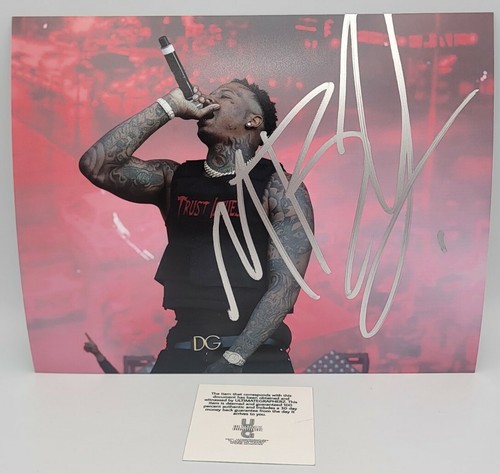 MONEYBAGG YO SIGNED 8X10 PHOTO COA AUTOGRAPHED RAPPER HIP