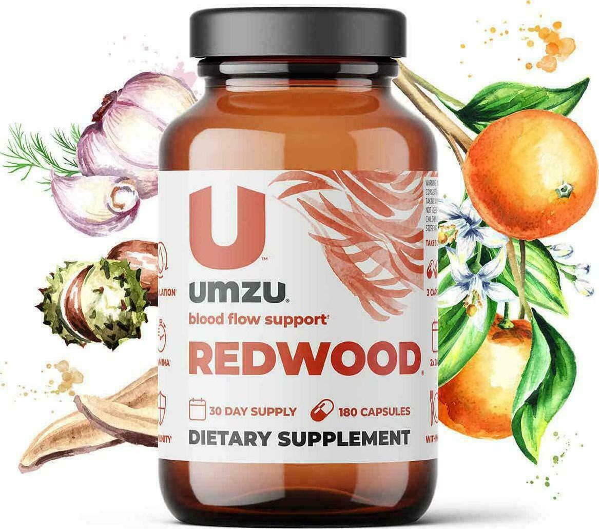 UMZU: Redwood, Nitric Oxide Booster Capsules - 30 Day Supply..