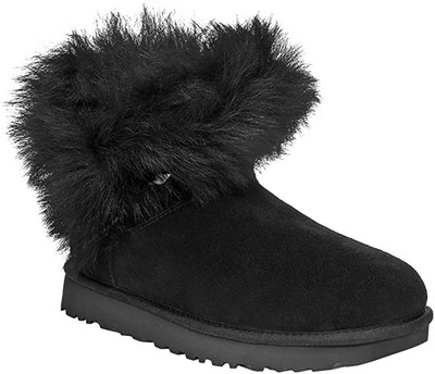 Женские классические мини-сапоги UGG с пуховой булавкой