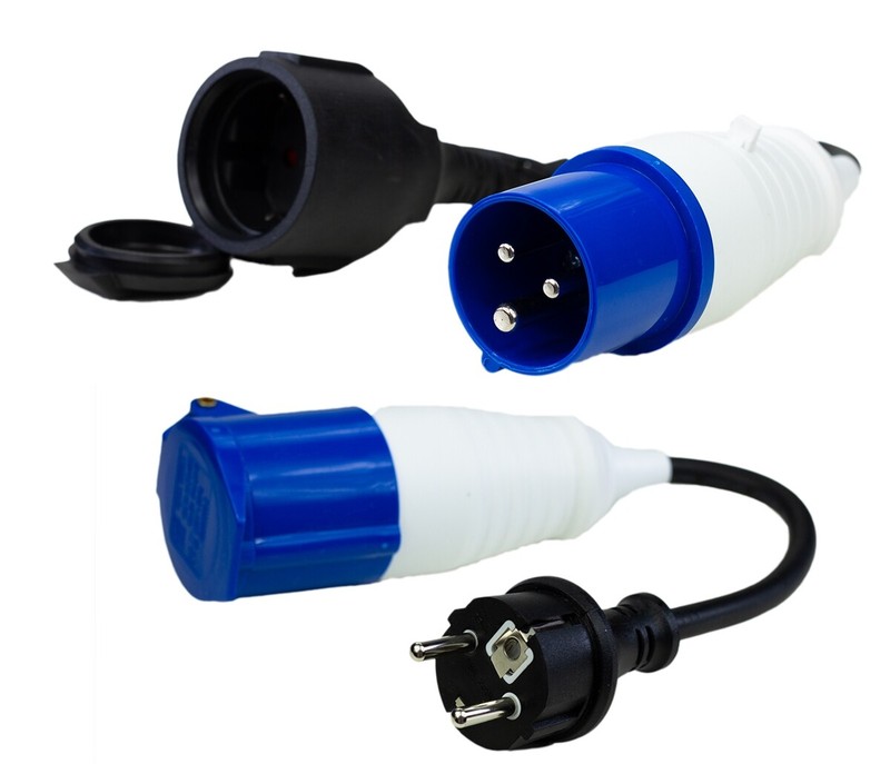 Cee Adapter Camping Stromadapter Cee Stecker Schuko Steckdose Cee-Steckdose