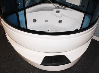 2 person Steam Shower  w /Whirlpool tub,Heater,Bluetooth.6 Year USA Warranty