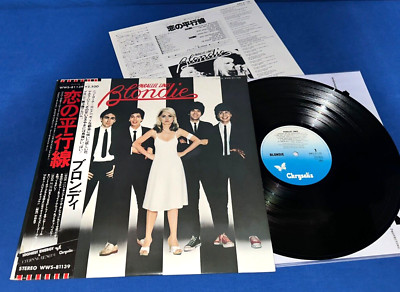 BLONDIE ~ PARALLEL LINES  1978 Japan 1st Press Obi Audiophile Insert TOP COPY NM